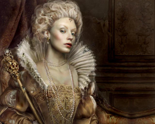 Woman dress sword white hairdo - bastien l. deharme free wallpaper