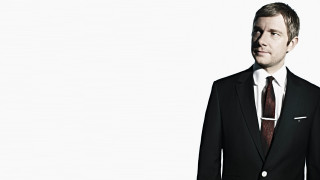 Man suit tie standing white - a white background behind free wallpaper