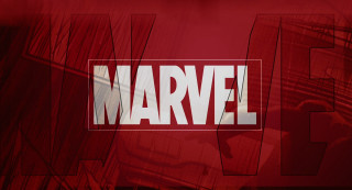 Red white marvel logo background - bill sienkiewicz free wallpaper