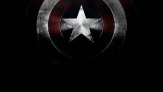 Captain america shield star black 3 - a captain america shield free wallpaper