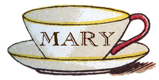 Cup saucer spoon mary brown - a cup free wallpaper for desktop