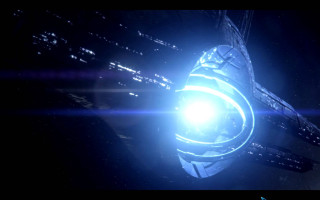 Space station bright light black - a space station free wallpaper