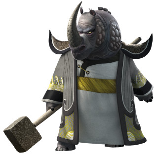 Cartoon character horned head long - outfit free wallpaper for tablet