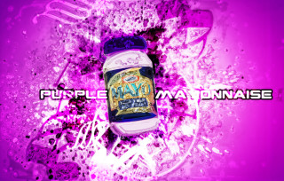 Purple fire magical wisteria energy - ayo free wallpaper for desktop