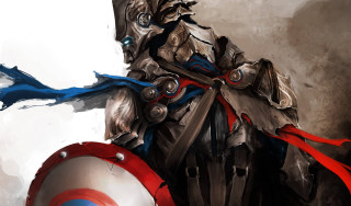 Armor shield sword antipodeans concept - armor free wallpaper for desktop