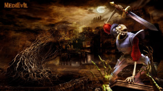 Cartoon character sword creepy scene - dark soul free wallpaper