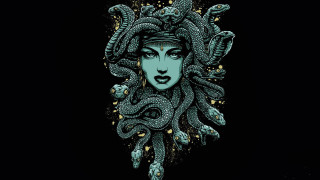 Woman snake head tentacles mystical - dan hillier free wallpaper