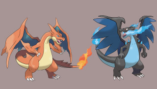 Charizard fire blue orange red - this image free wallpaper for desktop