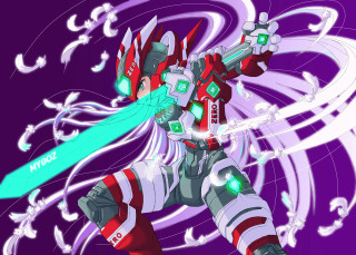 Cartoon character sword suit funny - white swirl free wallpaper