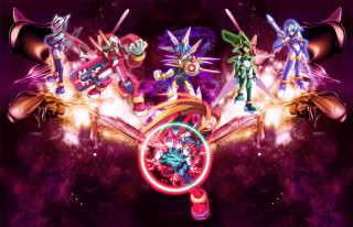 Cartoon characters space background magnifying - a space background free wallpaper