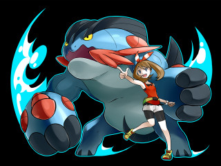 Woman giant blue monster red - a red face free wallpaper