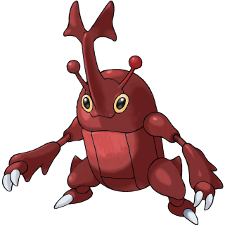 Red cartoon character big eyes - sharp free wallpaper for tablet