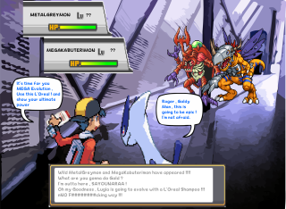 Cartoon man woman giant robot - autodestructive art free wallpaper for desktop