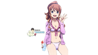 Woman bikini posing picture water - official art free wallpaper for desktop