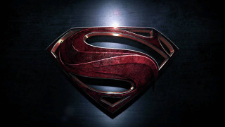 Superman logo black background light - a superman logo free wallpaper for desktop