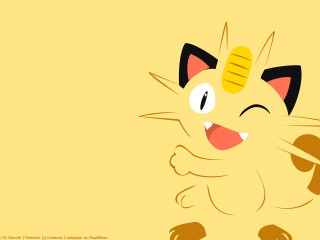 Cartoon cat yellow background yellow 2 - a cartoon cat free wallpaper