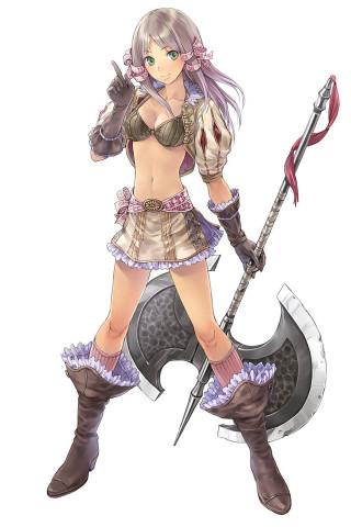 Woman costume sword shield holding - a sword and shield free wallpaper