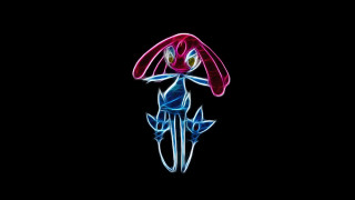 Colorful mushroom black background blue - craola free wallpaper