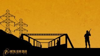 Man gun bridge powerlines yellow - arnold mesches free wallpaper