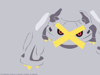 Cartoon character cross face yellow - text free wallpaper