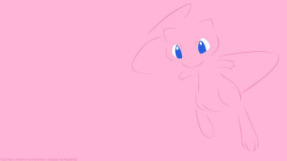 Pink background cat blue eyes - a minimalist painting free wallpaper for desktop