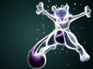 Purple white figure air ball - hand free wallpaper for desktop