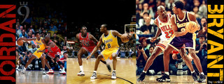 Basketball collage players uniforms court - a court free wallpaper for desktop
