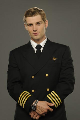 Man uniform posing picture hands - free airplane wallpaper