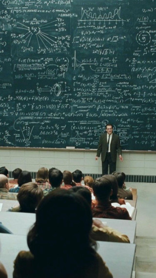 Man classroom blackboard teacher students - complex free wallpaper for mobile