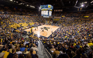 Stadium crowd basketball court night - northwest free wallpaper