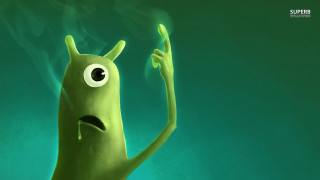 Cartoon chrislabrooy digitalpainting green underwater - a digital painting free wallpaper for desktop
