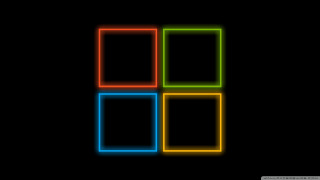 Black background four squares colors - suprematism free wallpaper for desktop