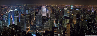 City night lights skyscrapers buildings - andreas gursky free wallpaper