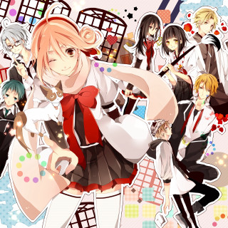 Anime girls outfits hair styles 2 - a gun free wallpaper for tablet