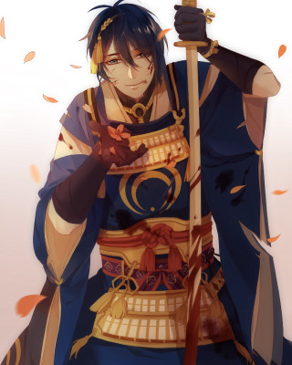 Man costume sword hat holding - his hand and a hat free wallpaper