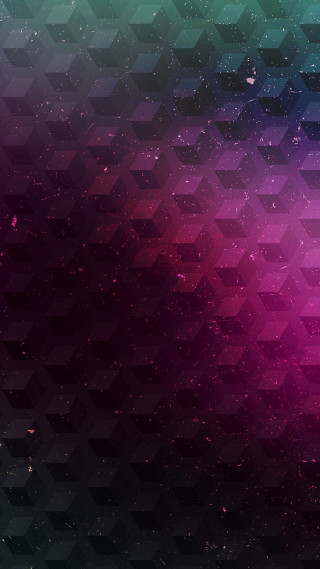 Purple blue background triangles stars - text free wallpaper for mobile