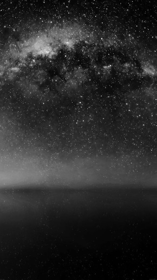 Black white night sky stars - the foreground free wallpaper for mobile