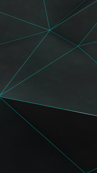 Black green background pattern lines - the center of the image free wallpaper for mobile