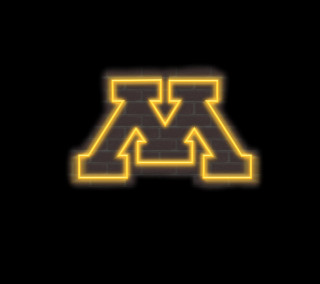 Brick wall neon yellow arrow - computer art free wallpaper for tablet