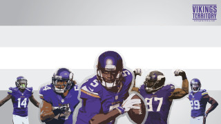 Football players purple uniforms holding - elite free wallpaper