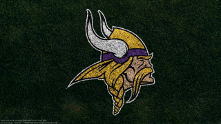 Vikings logo green grass yellow - helmet free wallpaper