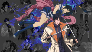 Man holding sword group people - a long coat free wallpaper