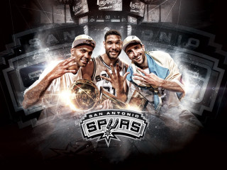 Two men san antonio spurs - free sports wallpaper