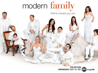 Modern family white outfits group - white dress free wallpaper