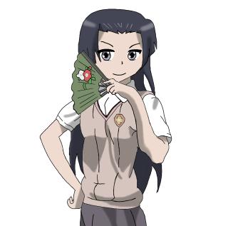 Girl fan flower black background - maya free wallpaper for tablet