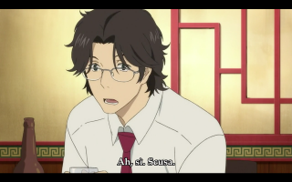 Man tie glasses beer caption - a caption free wallpaper for desktop