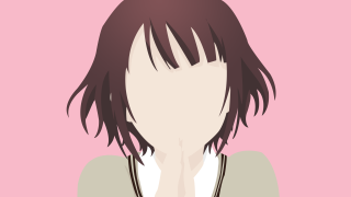 Woman short hair pink background - a short haircut free wallpaper