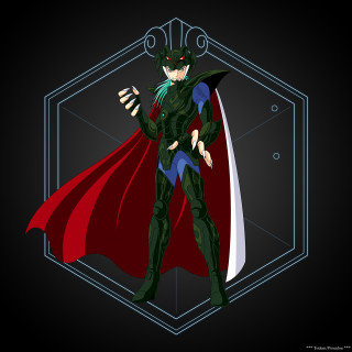 Cartoon man superhero cape red - super free wallpaper