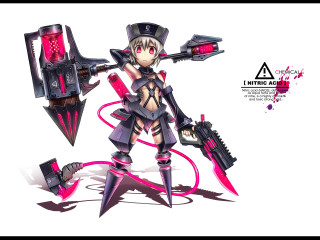 Cartoon character gun machine gun - a cartoon character holding free wallpaper for desktop