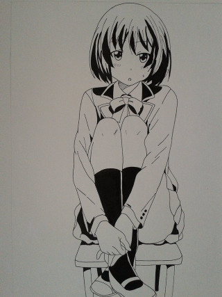 Girl sitting chair legs crossed - her leg free wallpaper for mobile